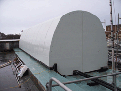 Roof Storage at Singleton Hospital, Swansea